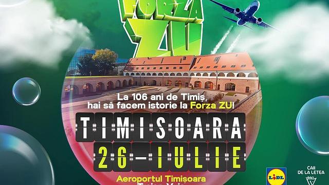 Forza ZU vine la Timișoara pe 26 iulie – Cel mai tare concert al verii, în inima Banatului!